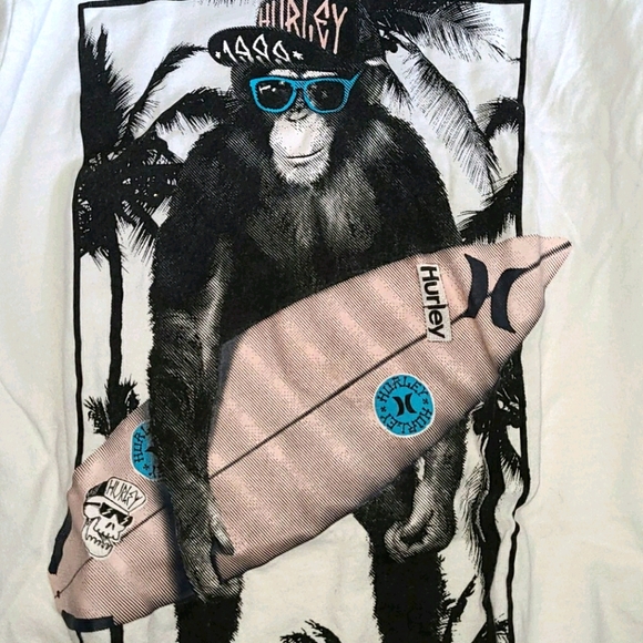 HURLEY stylish boys white t - Picture 4 of 4